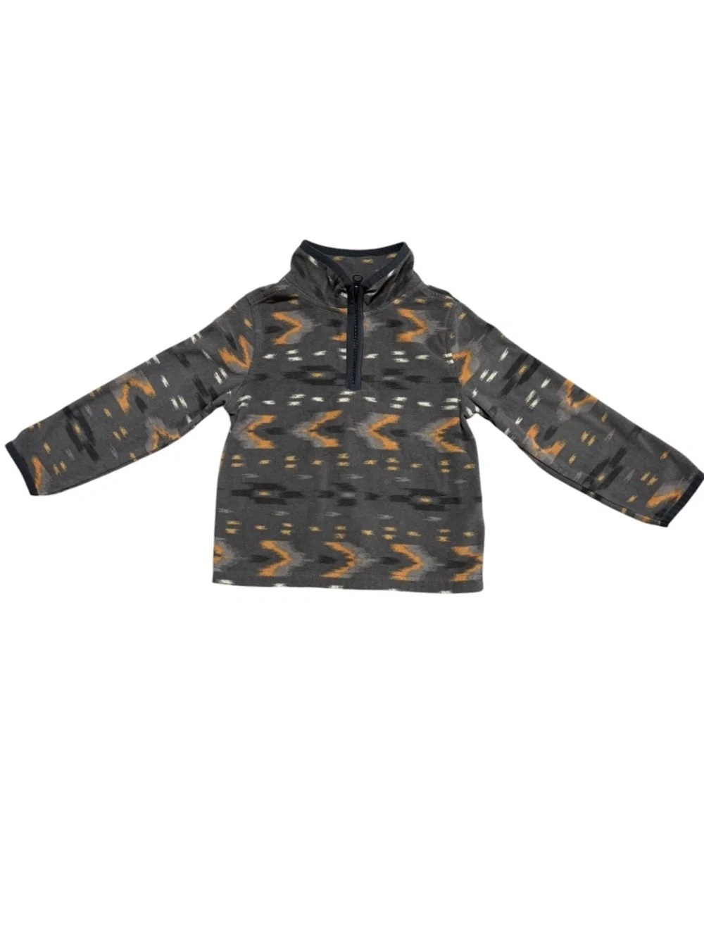 OshKosh B'gosh Tribal Toddler Boy Fleece Half Zip Sweater Size 4T